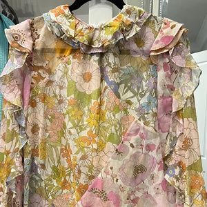 Zimmermann Super Eight floral blouse